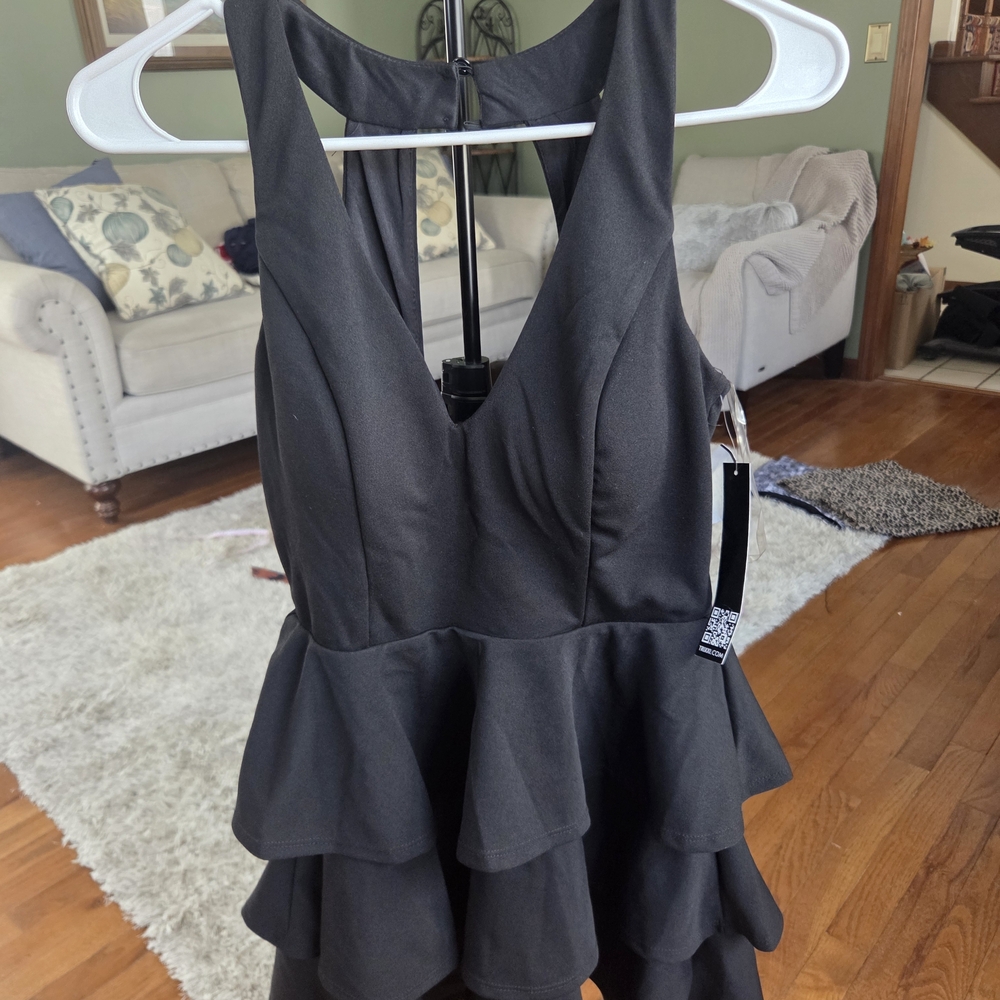 Trixxi Black Sleeveless Dress